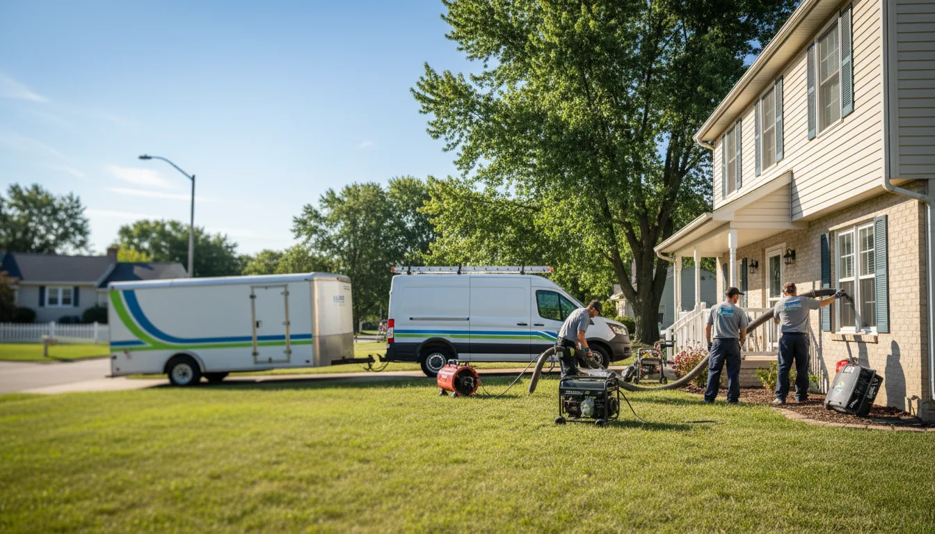Flooded Basement Restoration And Cleanup With Repair in Corydon, IA near me